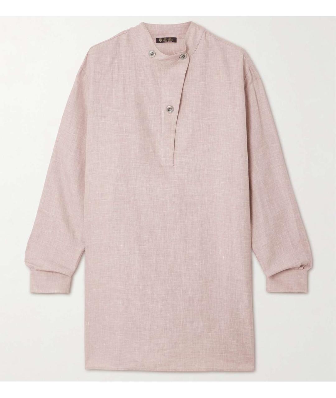 LORO PIANA Розовая рубашка, фото 6