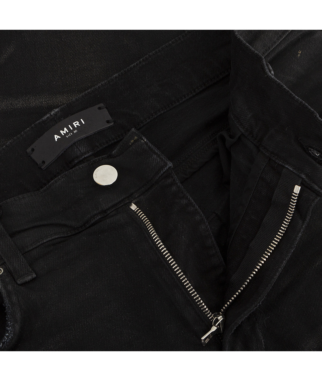 AMIRI Черные хлопковые джинсы скинни, фото 5