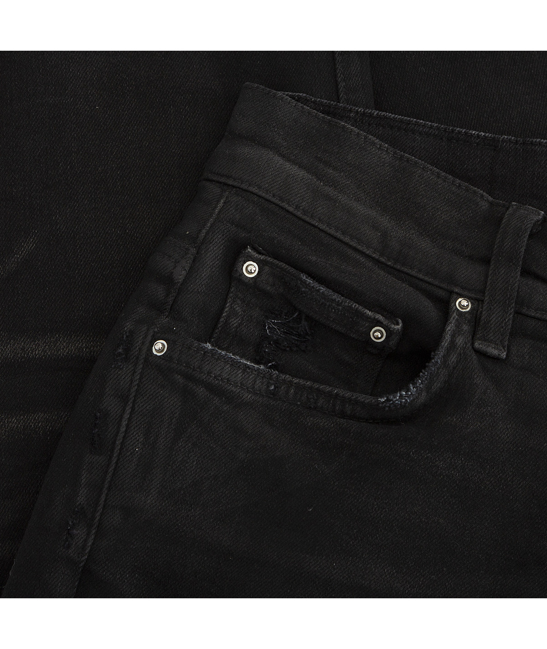 AMIRI Черные хлопковые джинсы скинни, фото 4