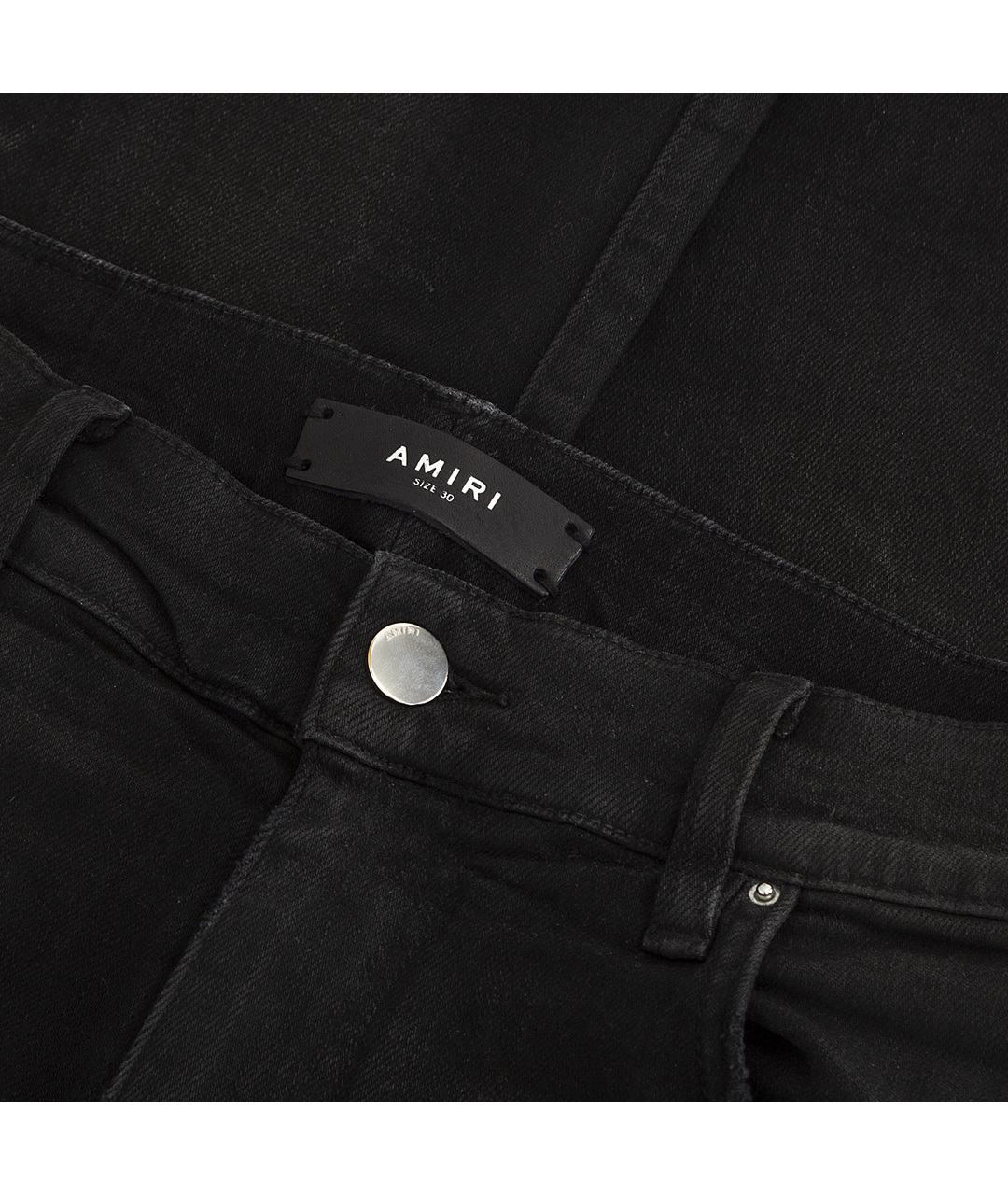 AMIRI Черные хлопковые джинсы скинни, фото 3