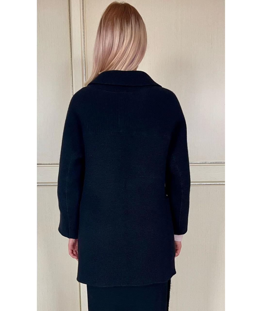 DSQUARED2 Черное шерстяное пальто, фото 2