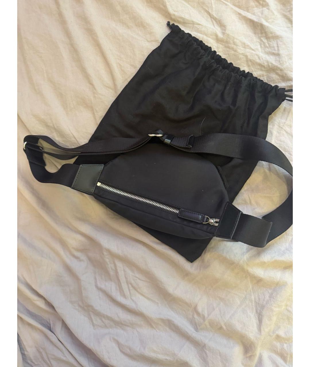 KARL LAGERFELD Черная поясная сумка, фото 3