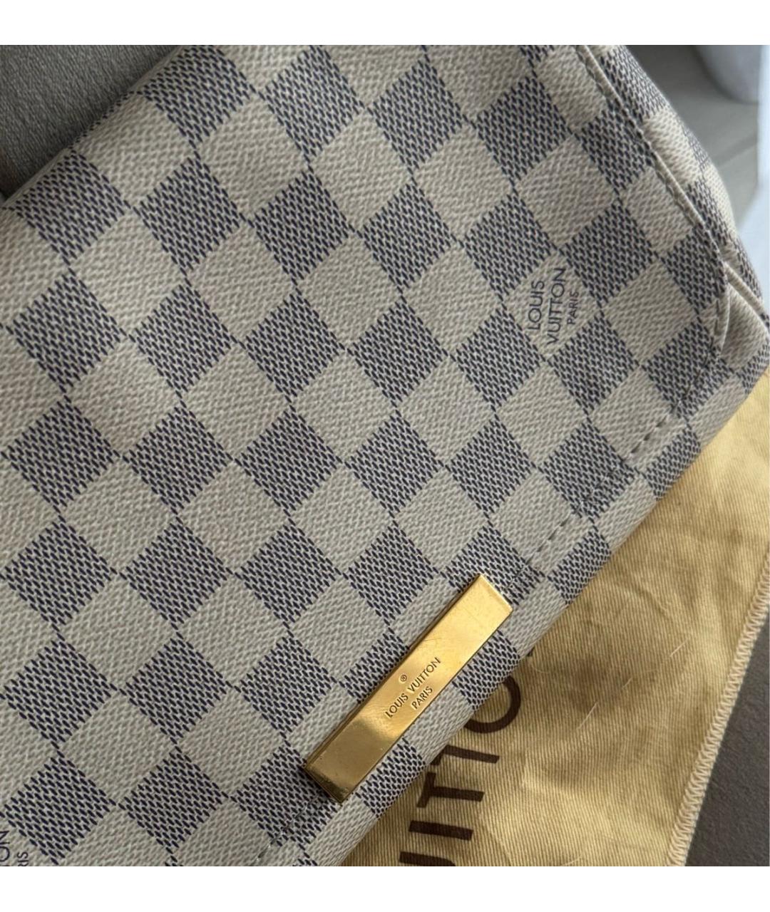 LOUIS VUITTON Белая сумка через плечо, фото 5