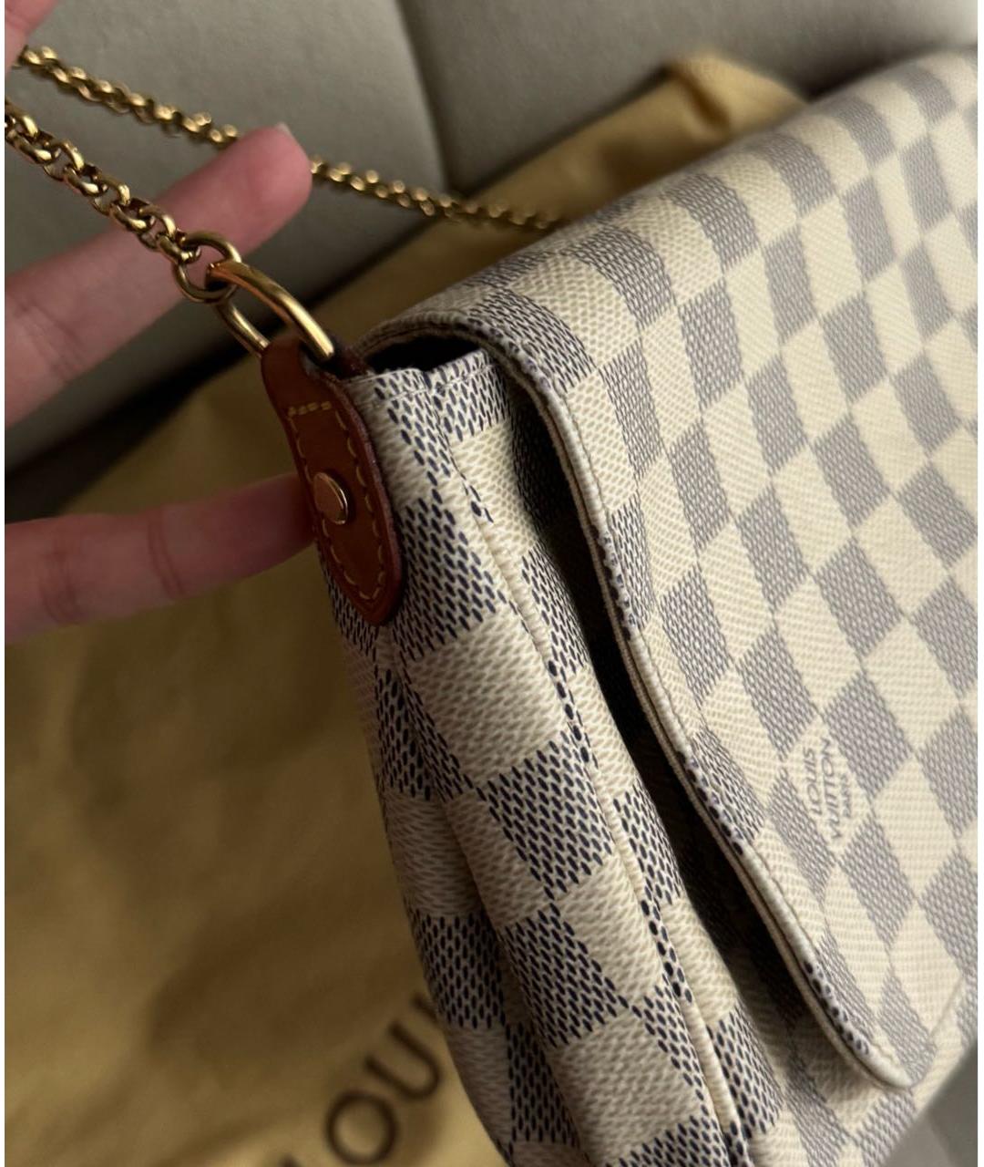 LOUIS VUITTON Белая сумка через плечо, фото 7