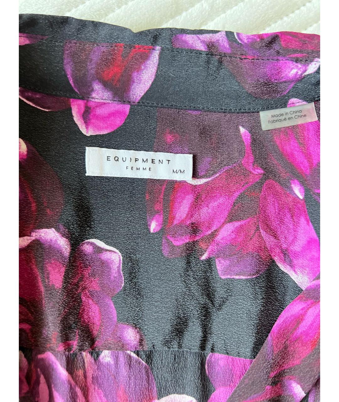 EQUIPMENT Мульти шелковая блузы, фото 5