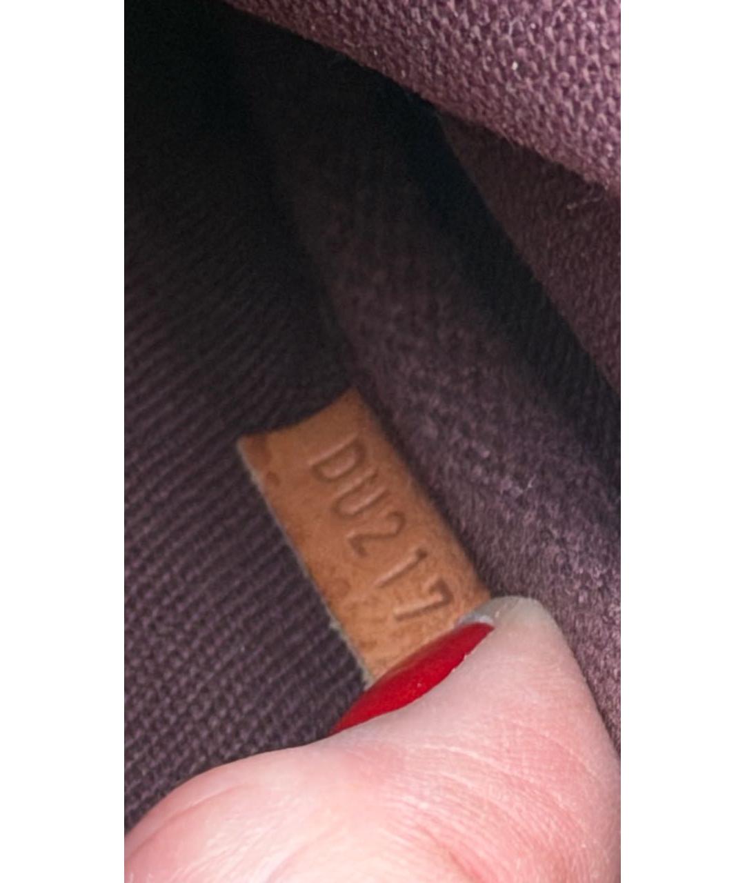 LOUIS VUITTON Коричневая сумка через плечо, фото 5