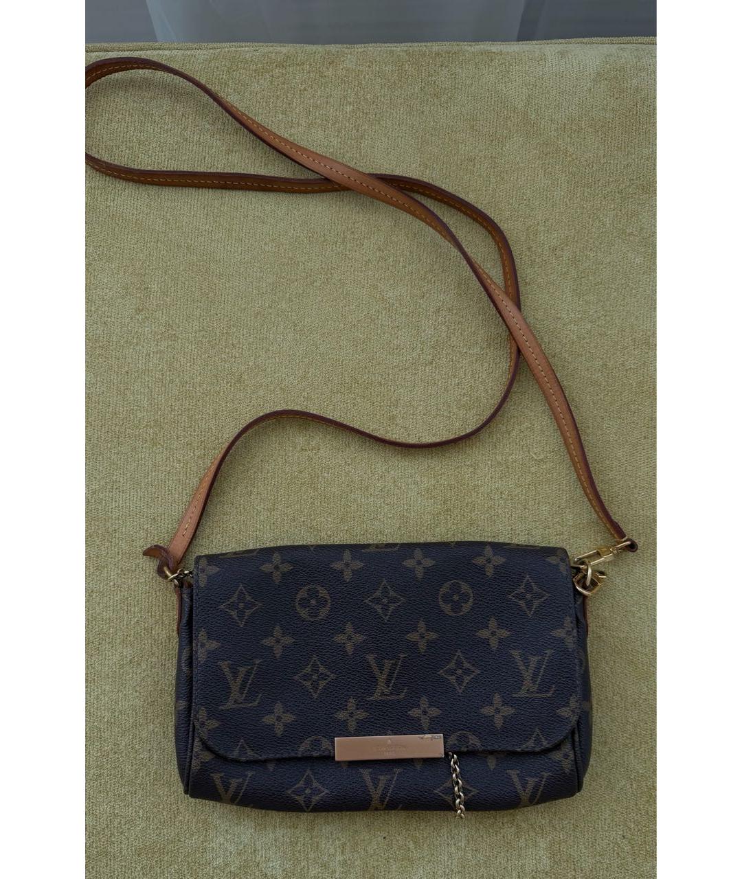 LOUIS VUITTON Коричневая сумка через плечо, фото 9