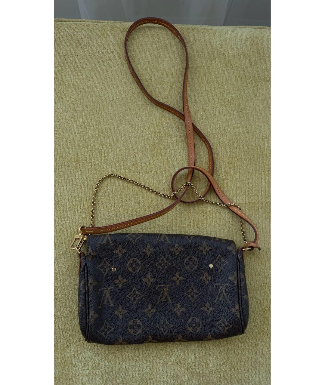 LOUIS VUITTON Коричневая сумка через плечо, фото 7