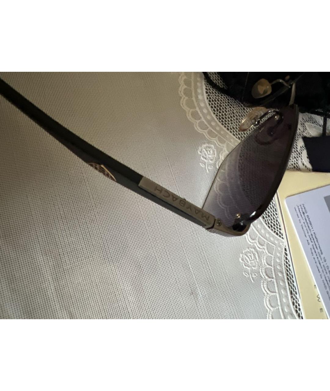 MAYBACH Черные пластиковые солнцезащитные очки, фото 2