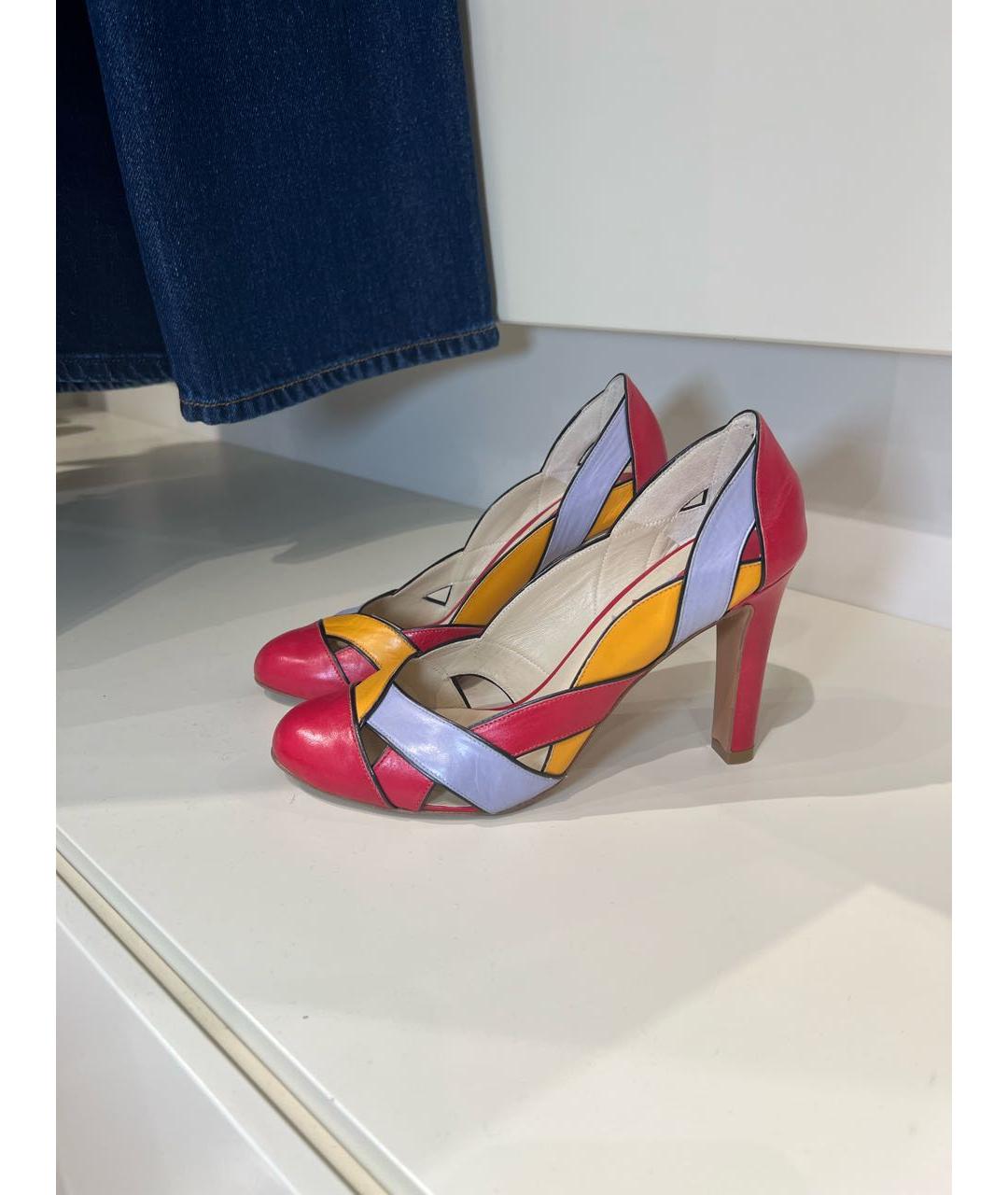 ETRO Мульти кожаные туфли, фото 6