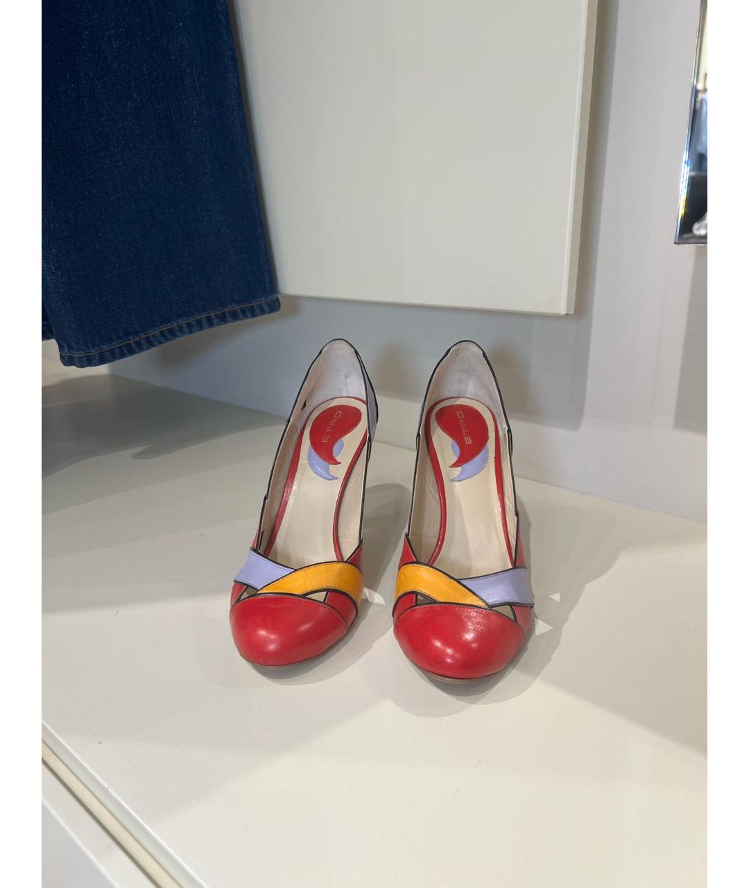 ETRO Мульти кожаные туфли, фото 2