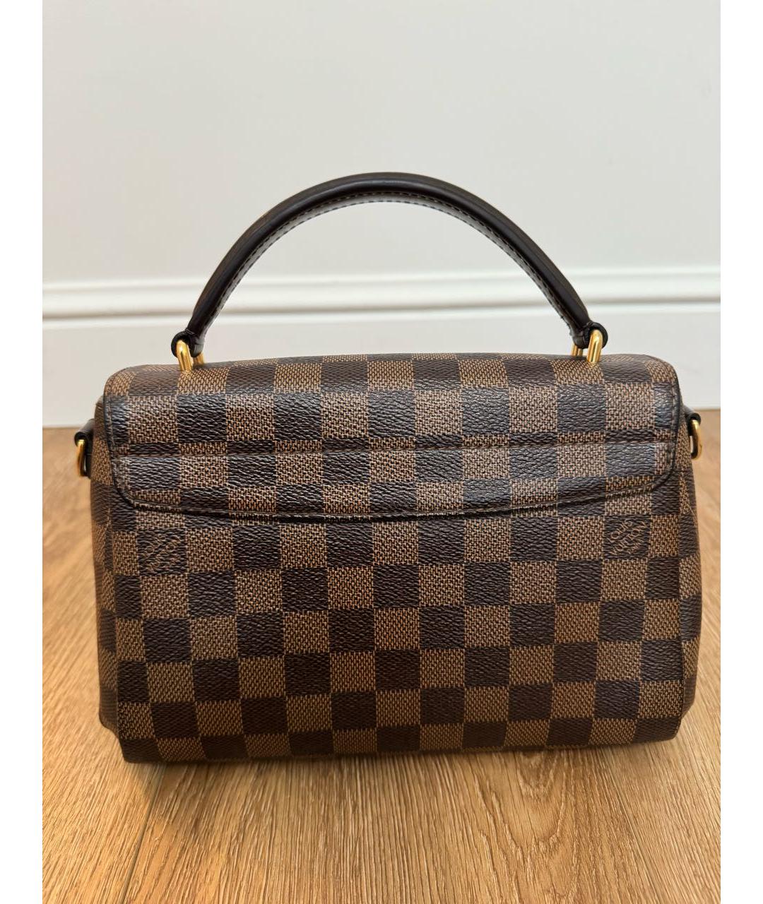 LOUIS VUITTON Коричневая сумка с короткими ручками, фото 3