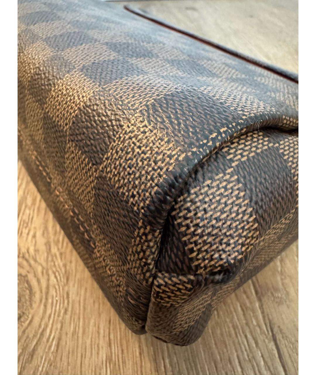 LOUIS VUITTON Коричневая сумка с короткими ручками, фото 6