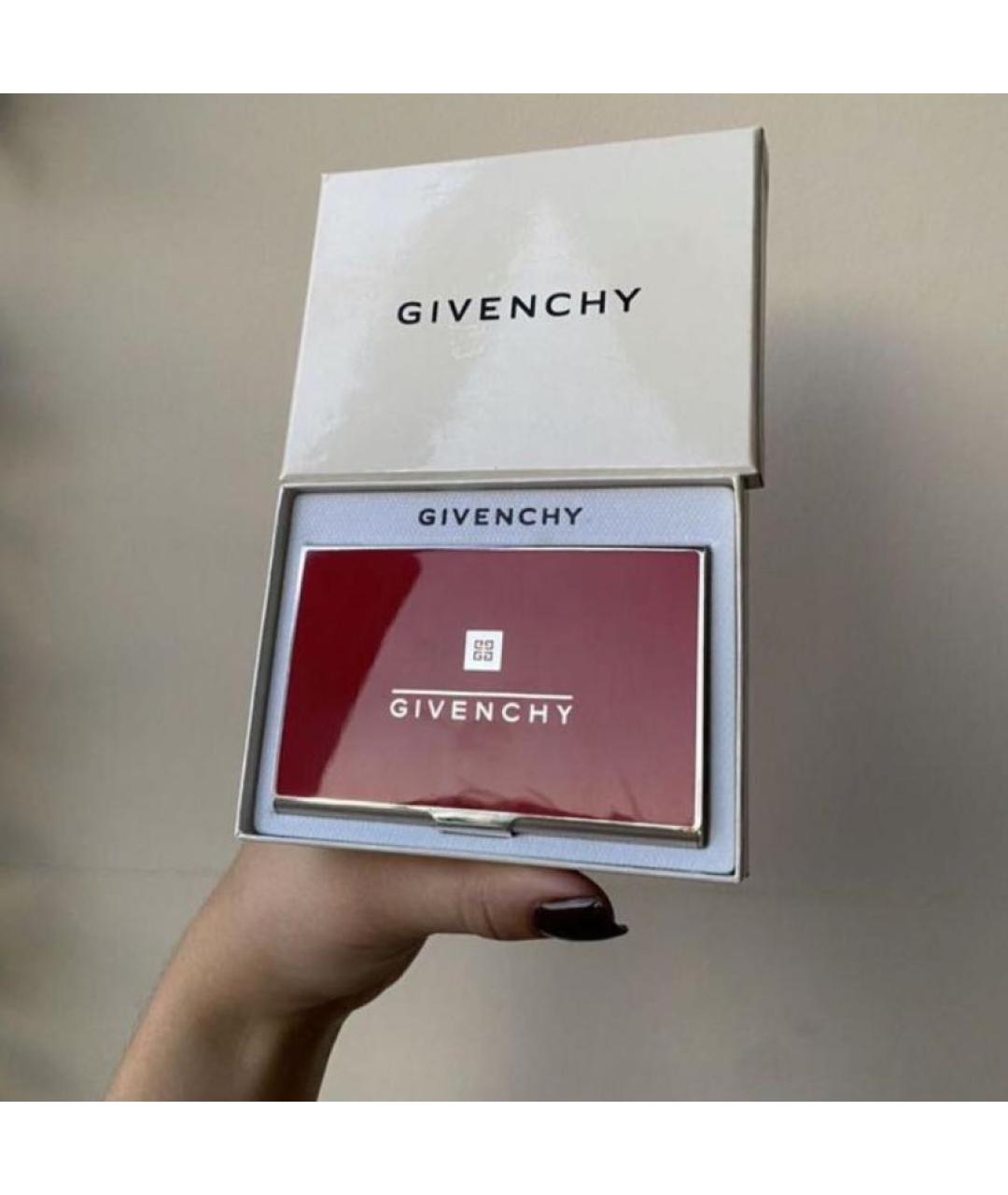GIVENCHY Красная визитница, фото 2