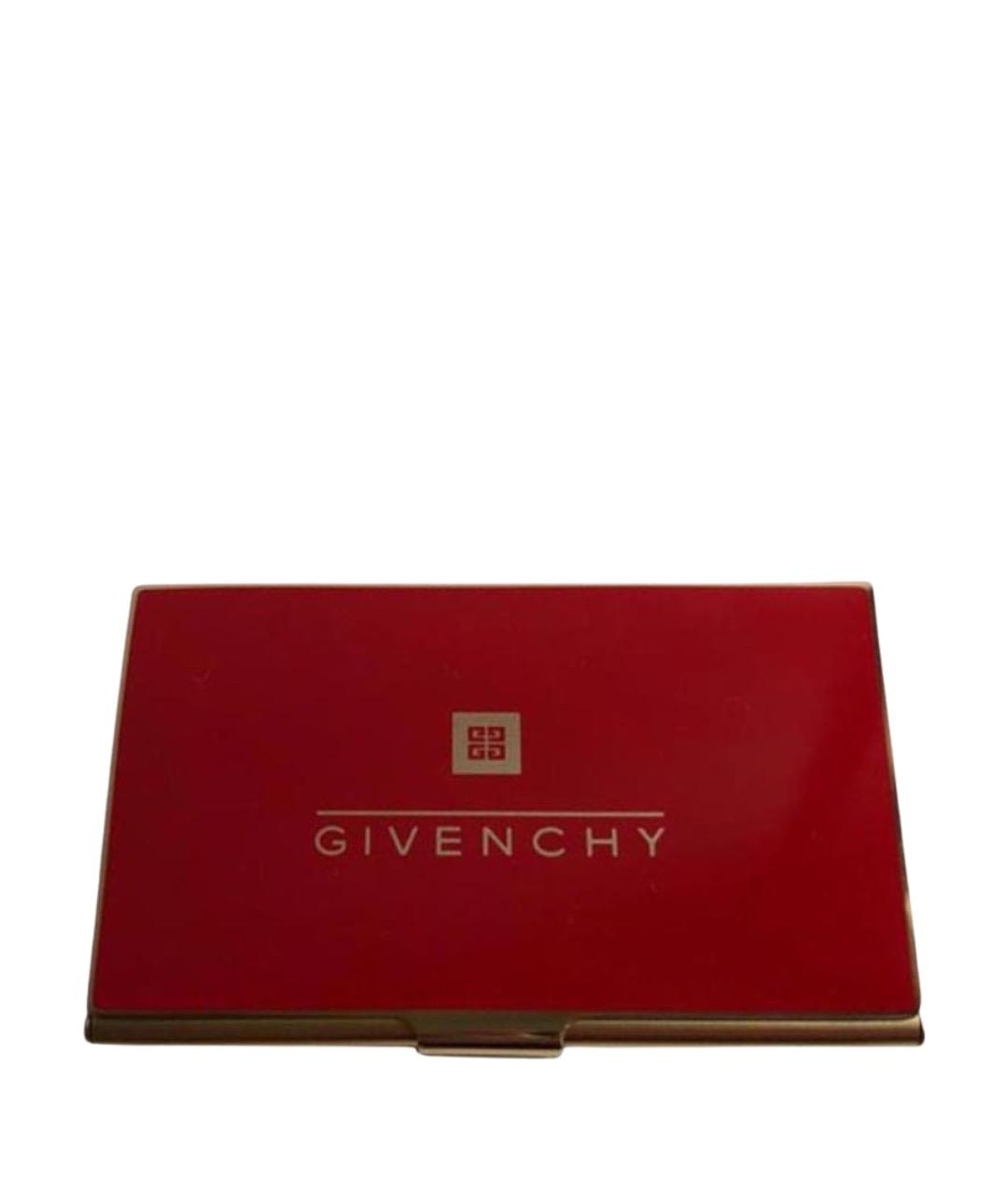 GIVENCHY Красная визитница, фото 1