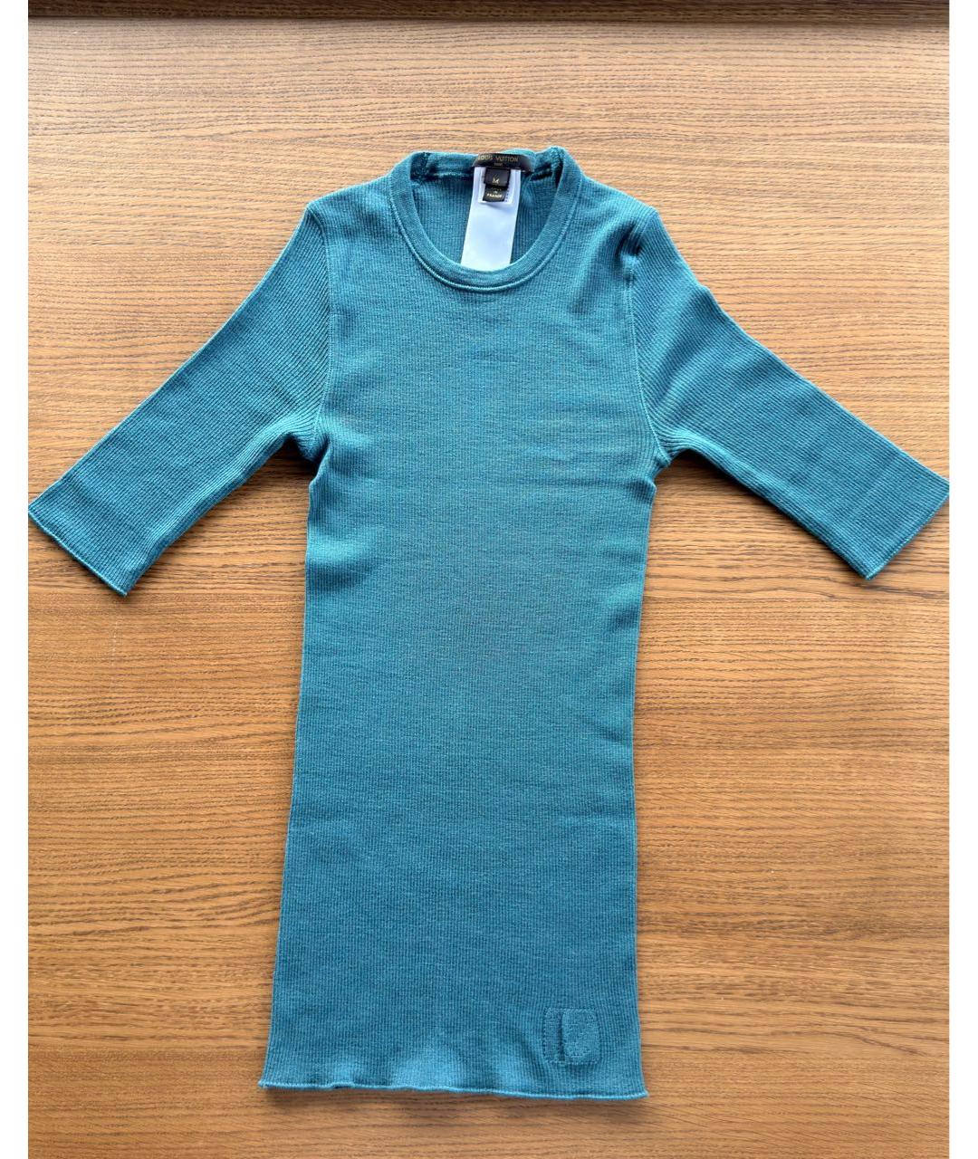 LOUIS VUITTON Зеленый джемпер / свитер, фото 4