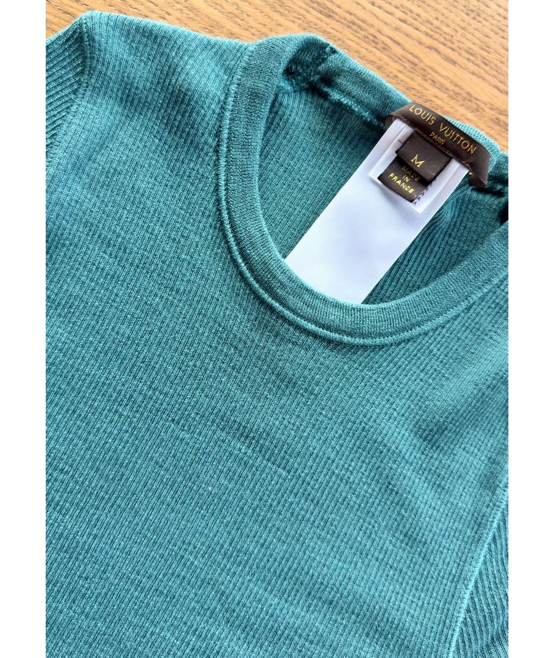 LOUIS VUITTON Зеленый джемпер / свитер, фото 3