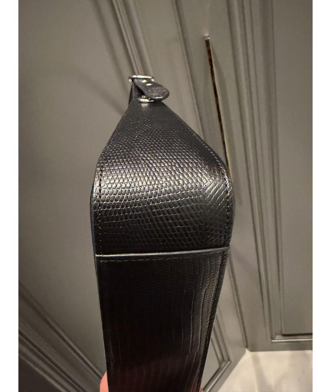 COACH Черная кожаная сумка через плечо, фото 3