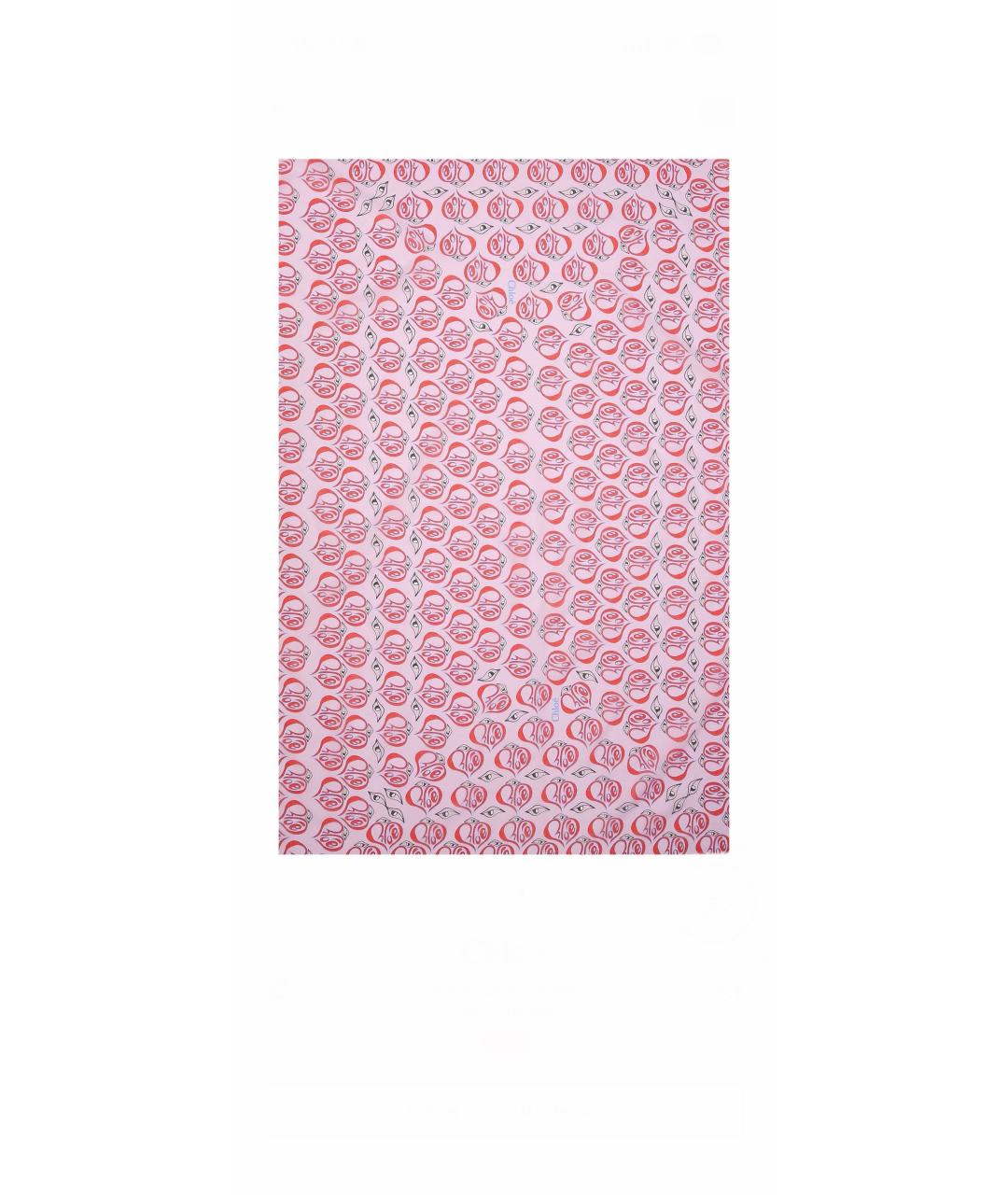 CHLOE Розовое хлопковое парео, фото 3