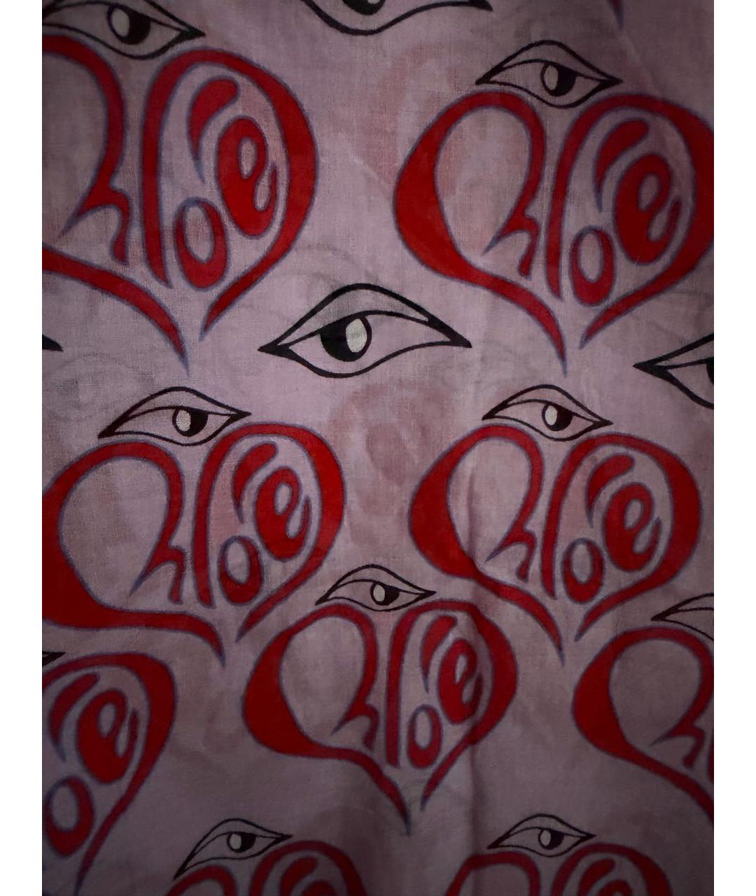 CHLOE Розовое хлопковое парео, фото 5