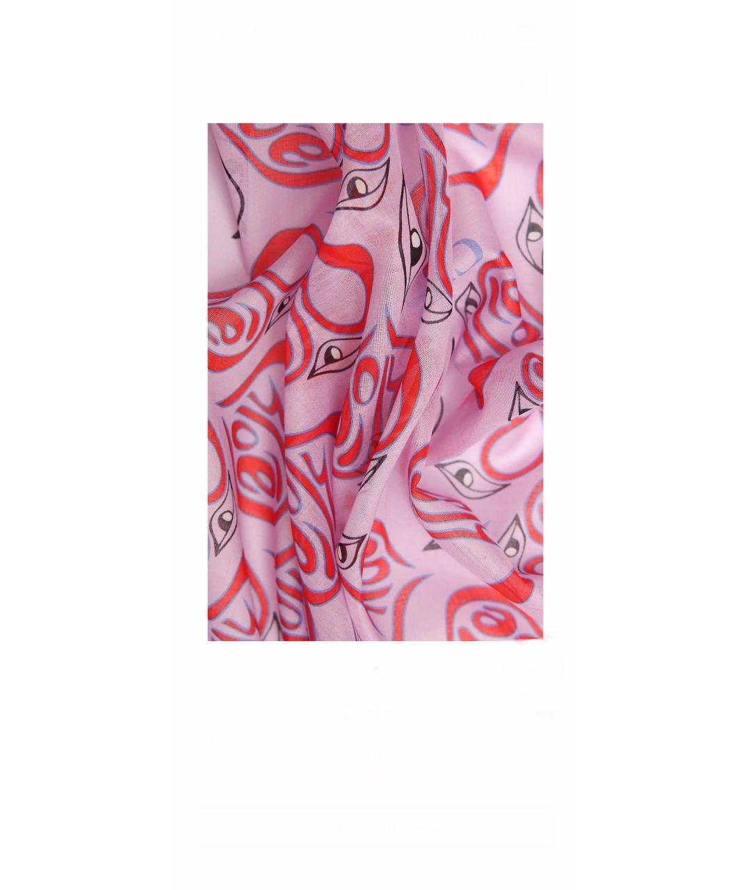 CHLOE Розовое хлопковое парео, фото 2