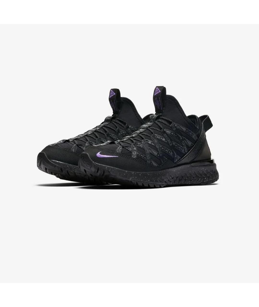 NIKE ACG Черные низкие кроссовки / кеды, фото 2