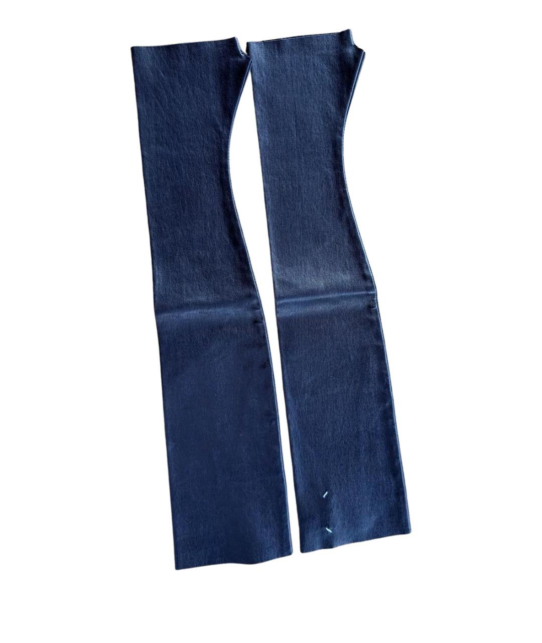 MAISON MARGIELA Черные кожаные митенки, фото 1