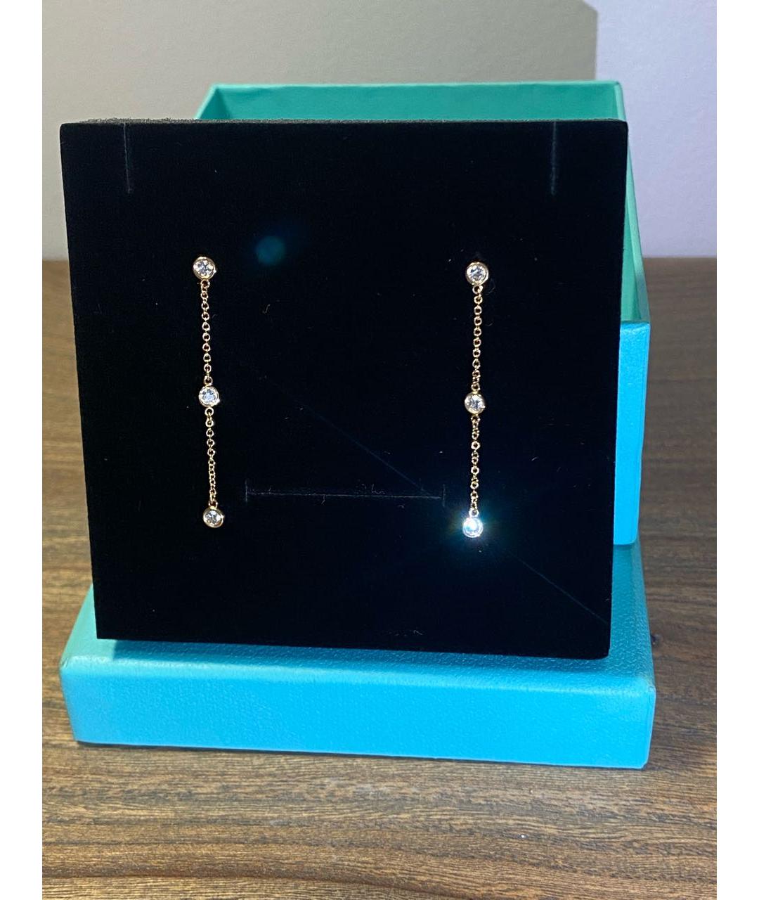 TIFFANY&CO Золотые серьги из желтого золота, фото 4