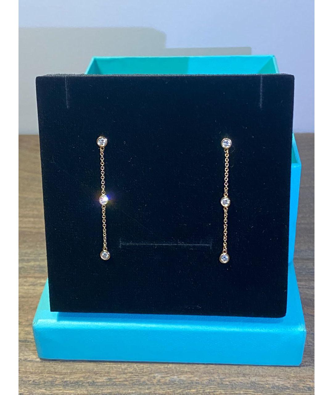 TIFFANY&CO Золотые серьги из желтого золота, фото 2