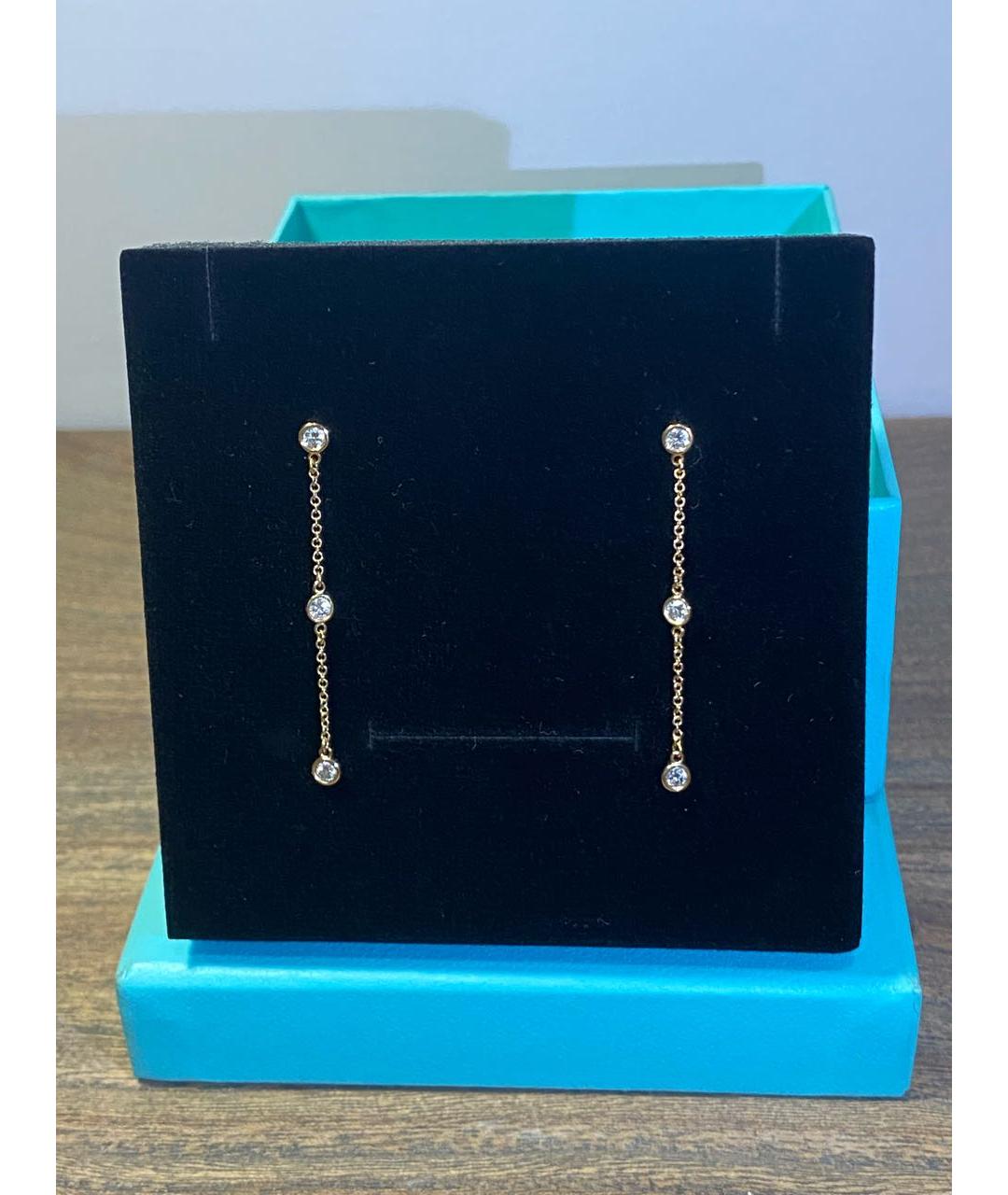 TIFFANY&CO Золотые серьги из желтого золота, фото 3