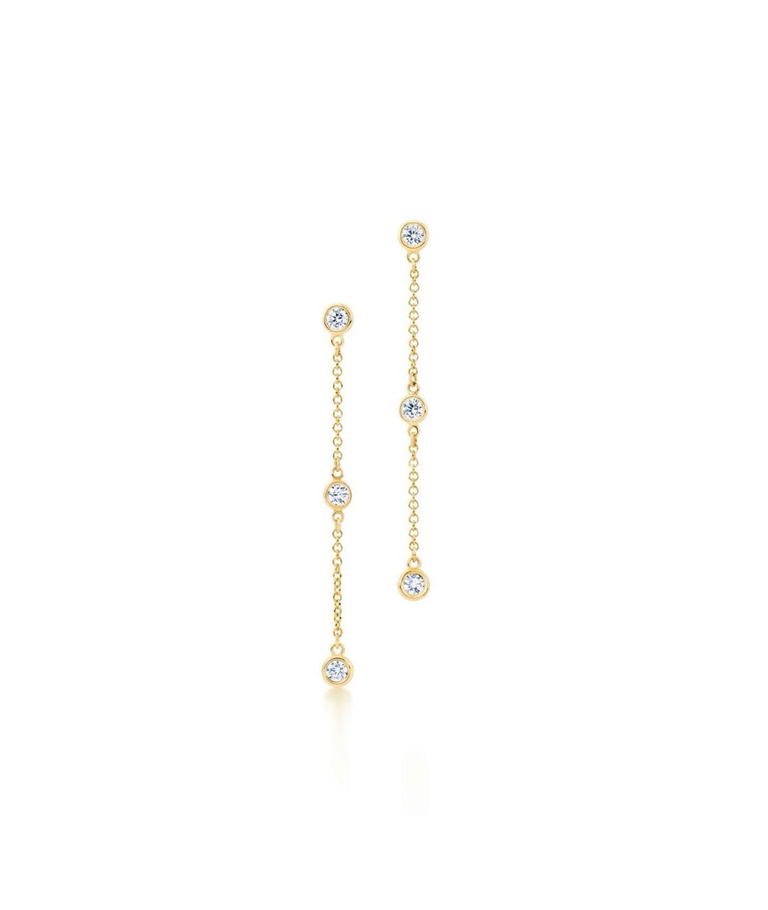 TIFFANY&CO Золотые серьги из желтого золота, фото 5