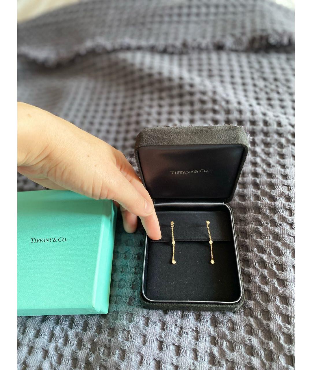 TIFFANY&CO Золотые серьги из желтого золота, фото 6