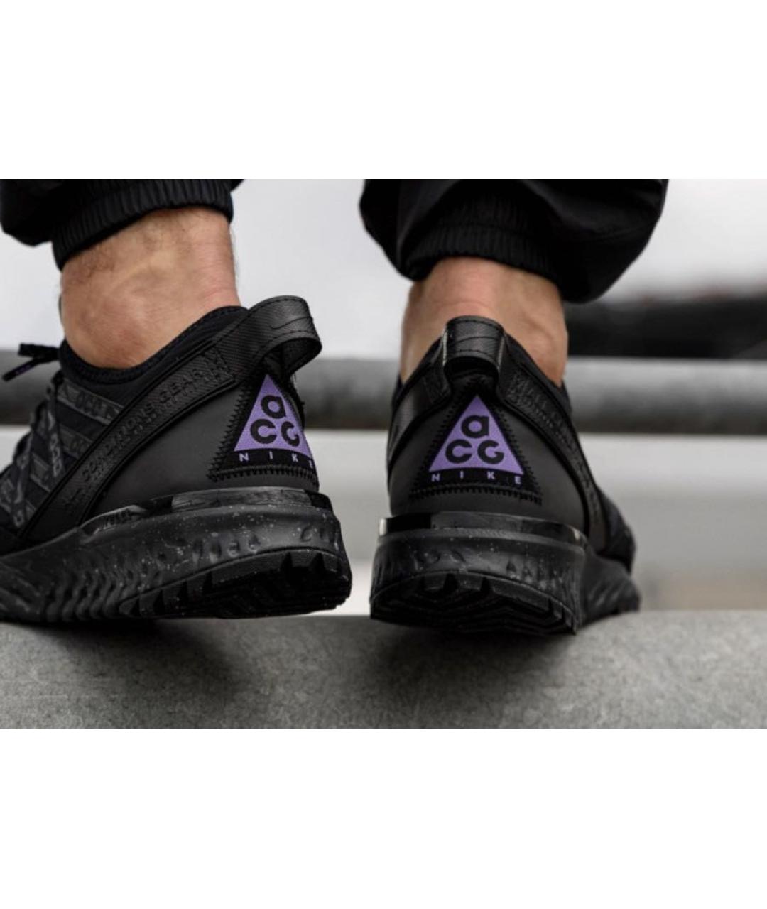 NIKE Черные низкие кроссовки / кеды, фото 5