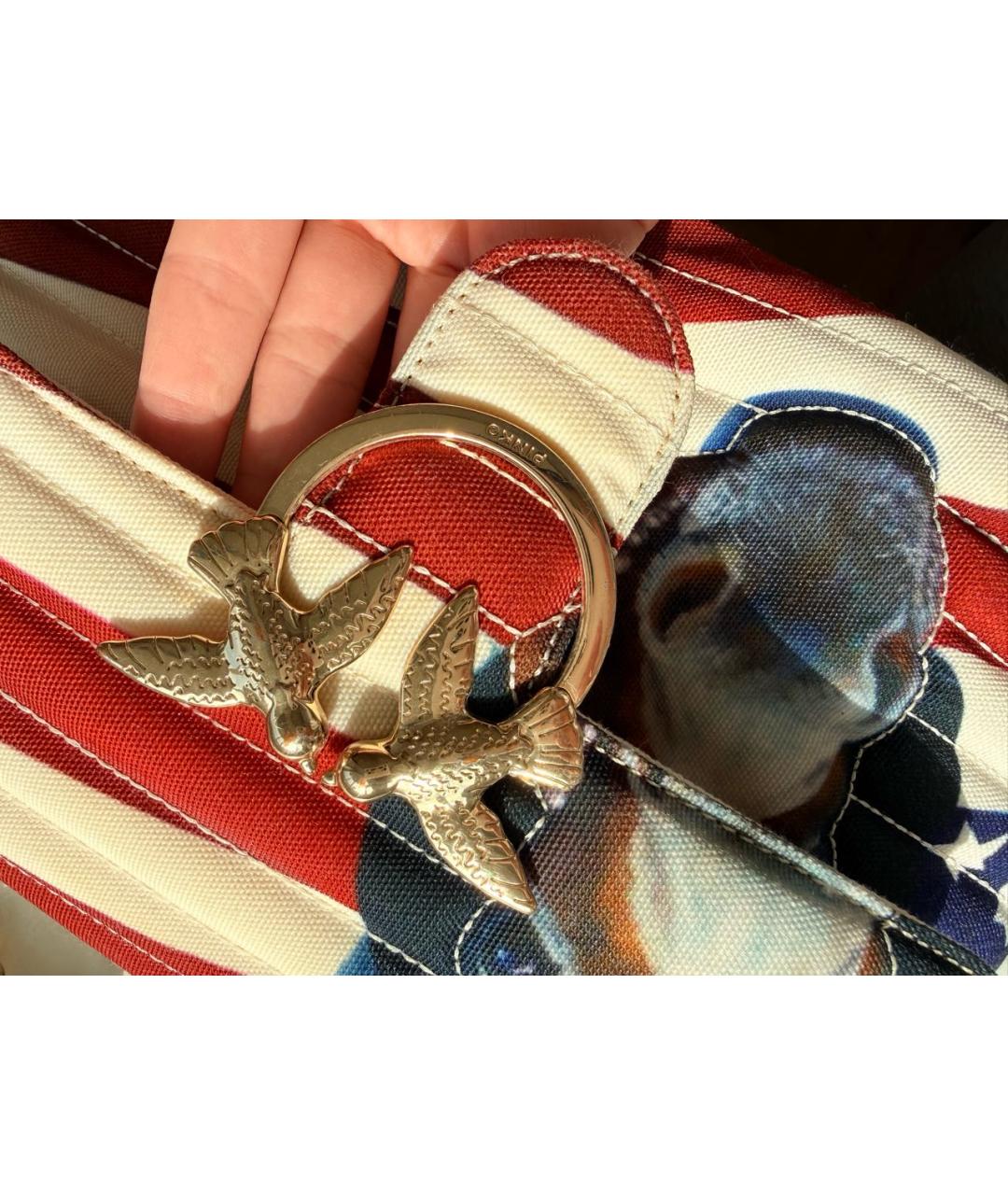 PINKO Мульти тканевая сумка через плечо, фото 7