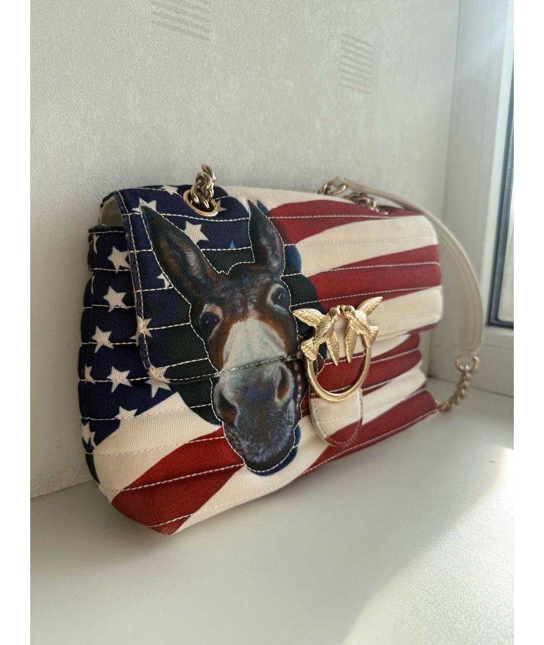 PINKO Мульти тканевая сумка через плечо, фото 2