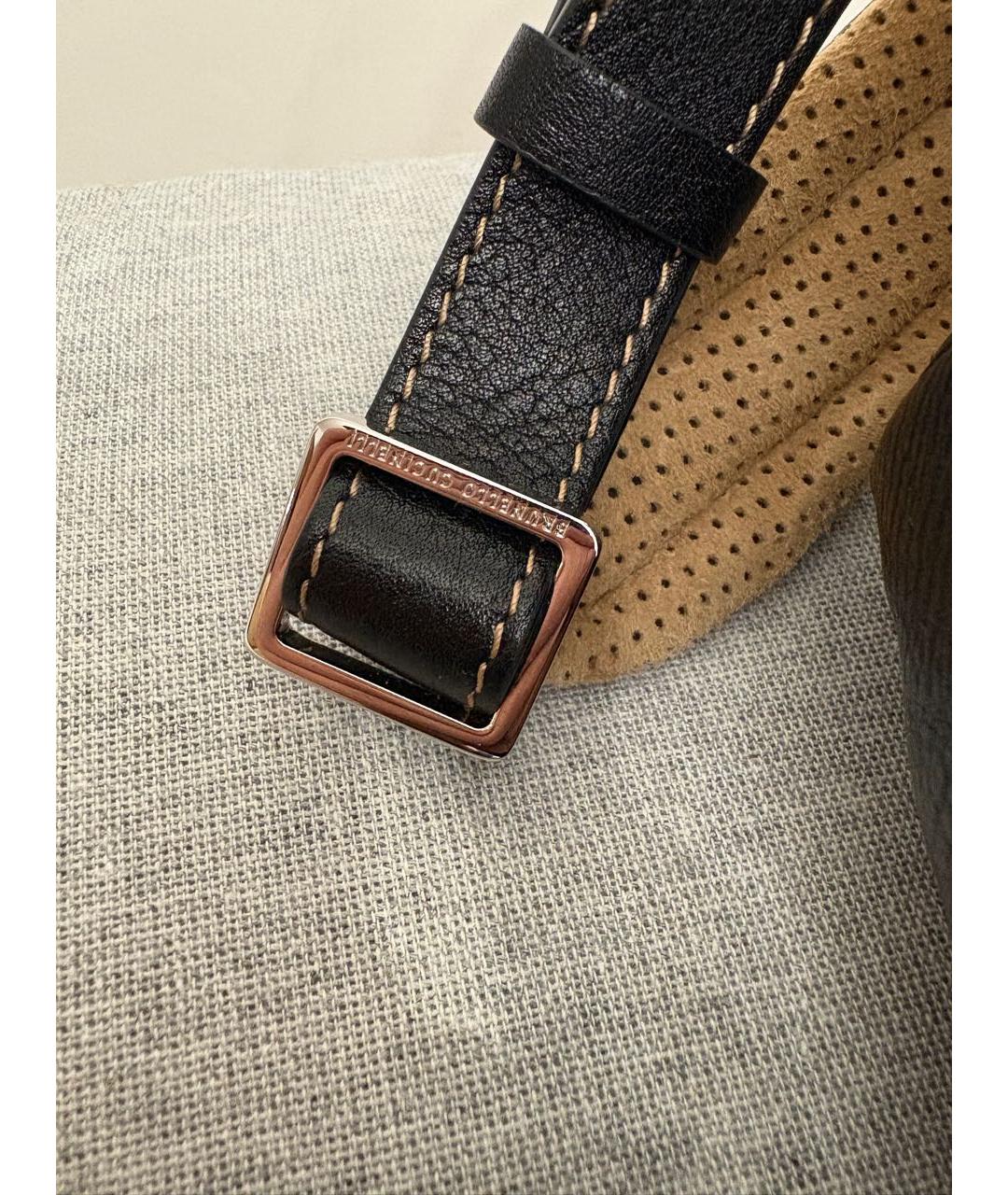 BRUNELLO CUCINELLI Черный кожаный рюкзак, фото 3