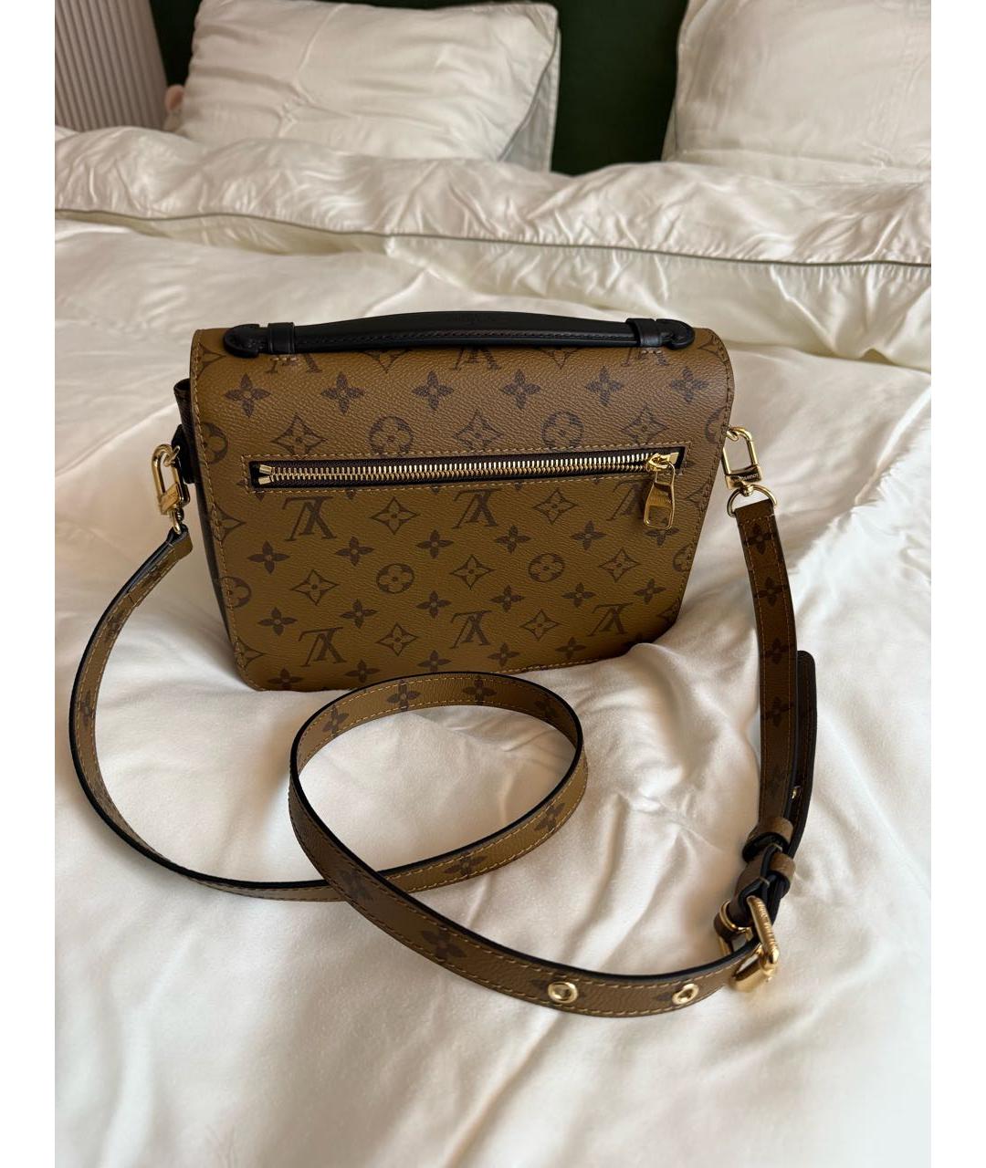 LOUIS VUITTON Коричневая сумка через плечо, фото 3