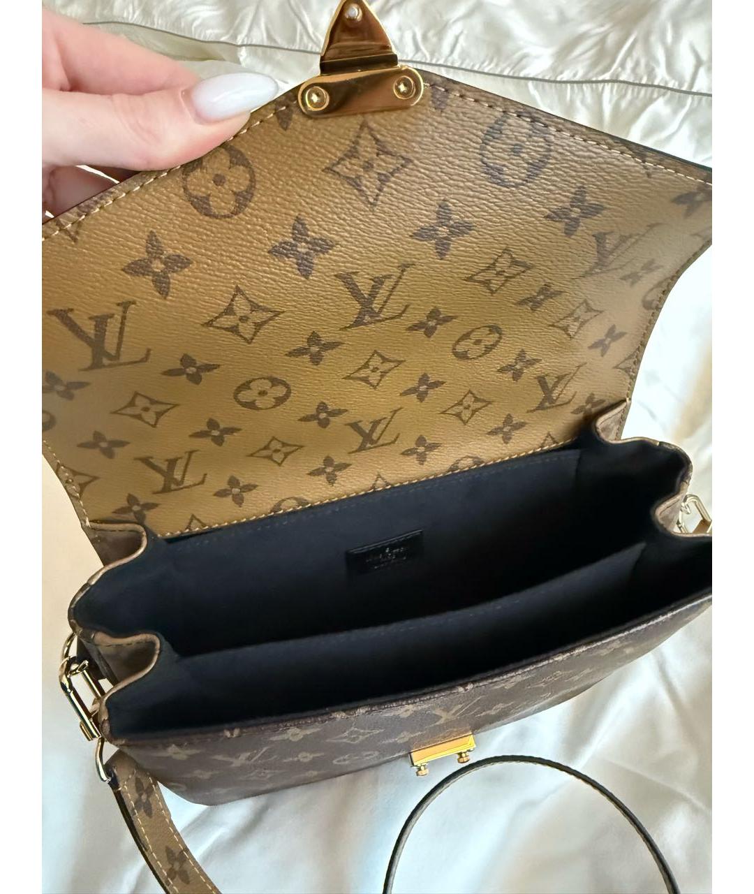 LOUIS VUITTON Коричневая сумка через плечо, фото 5