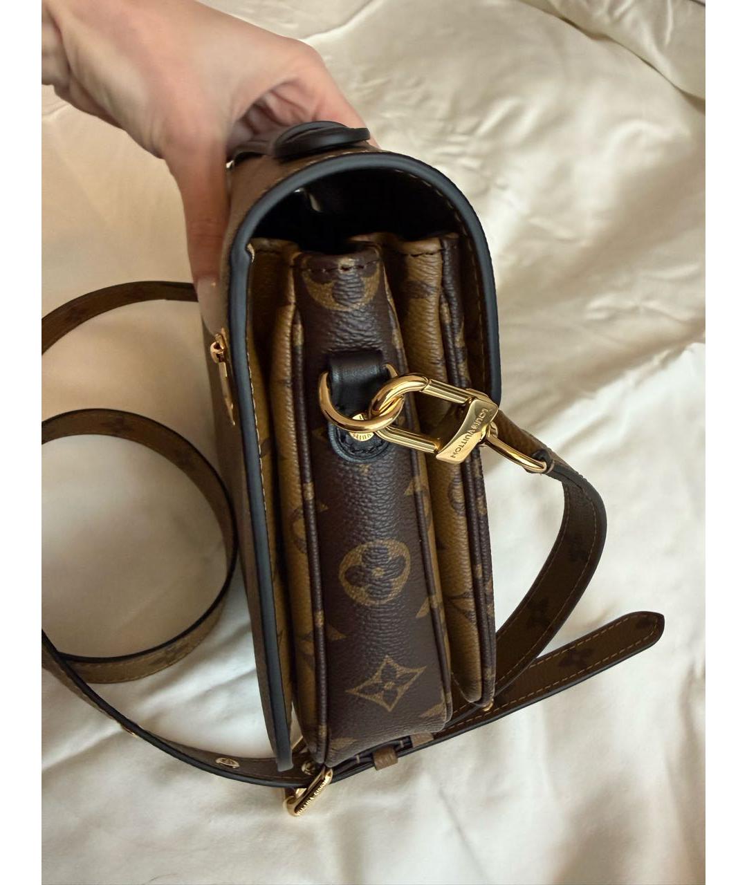 LOUIS VUITTON Коричневая сумка через плечо, фото 8