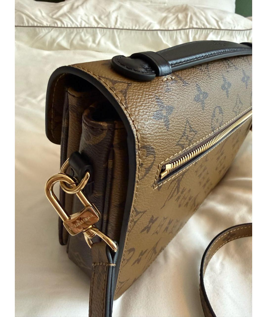 LOUIS VUITTON Коричневая сумка через плечо, фото 7