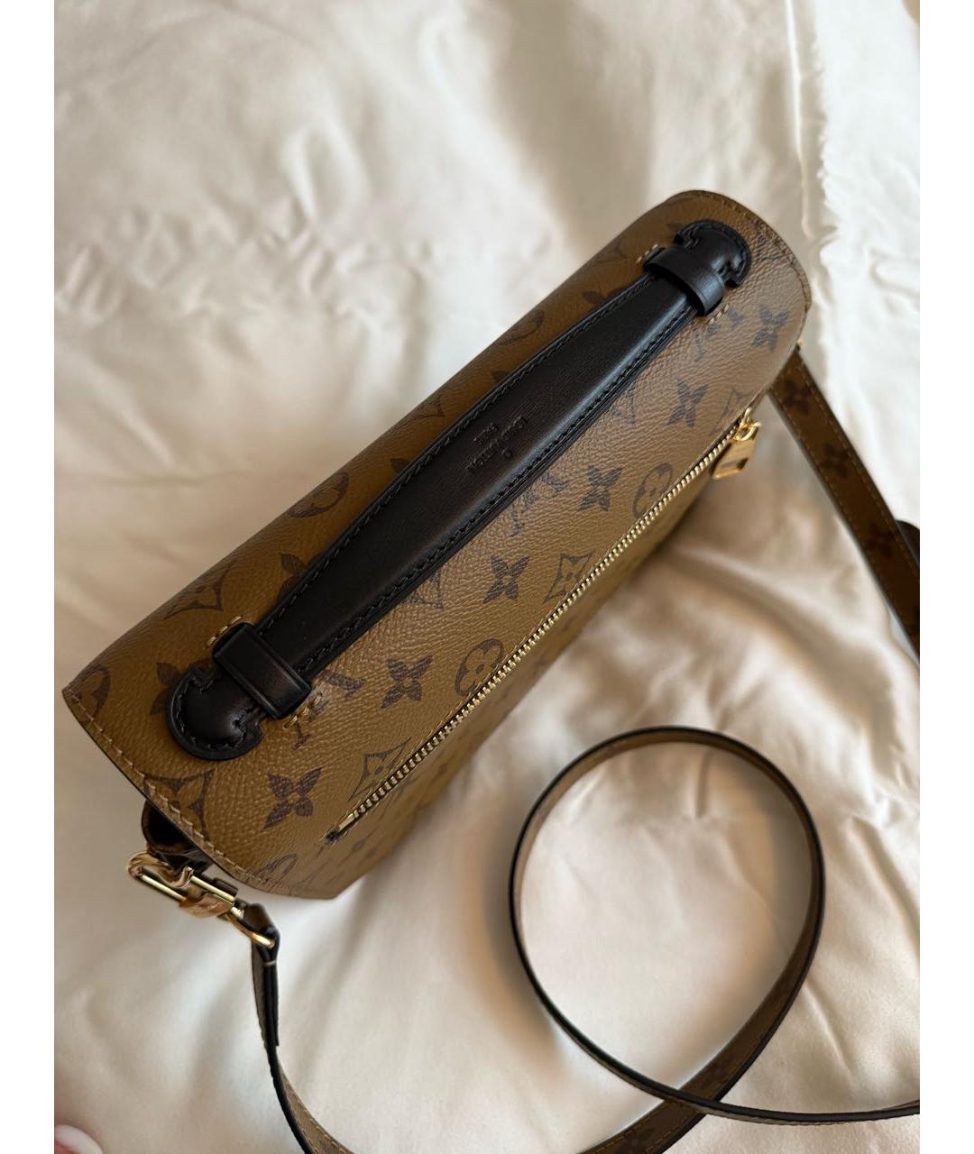 LOUIS VUITTON Коричневая сумка через плечо, фото 4