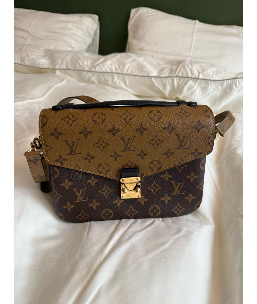 LOUIS VUITTON Коричневая сумка через плечо, фото 2