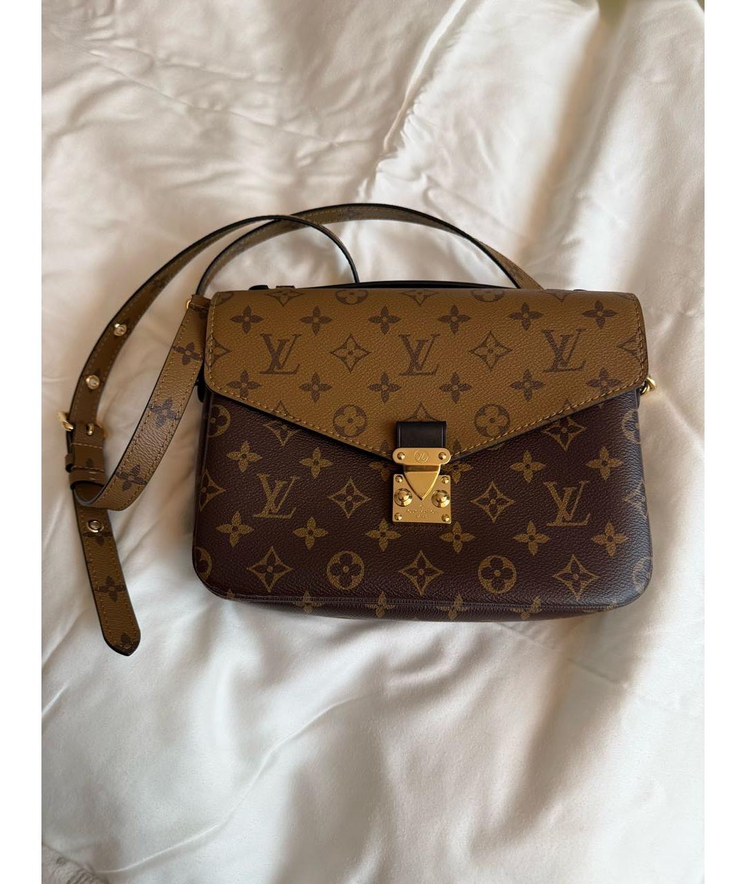 LOUIS VUITTON Коричневая сумка через плечо, фото 9