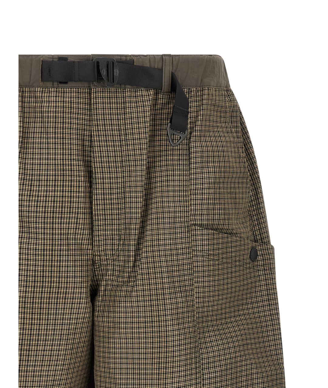 COMME DES GARÇONS HOMME PLUS Хаки льняные шорты, фото 3