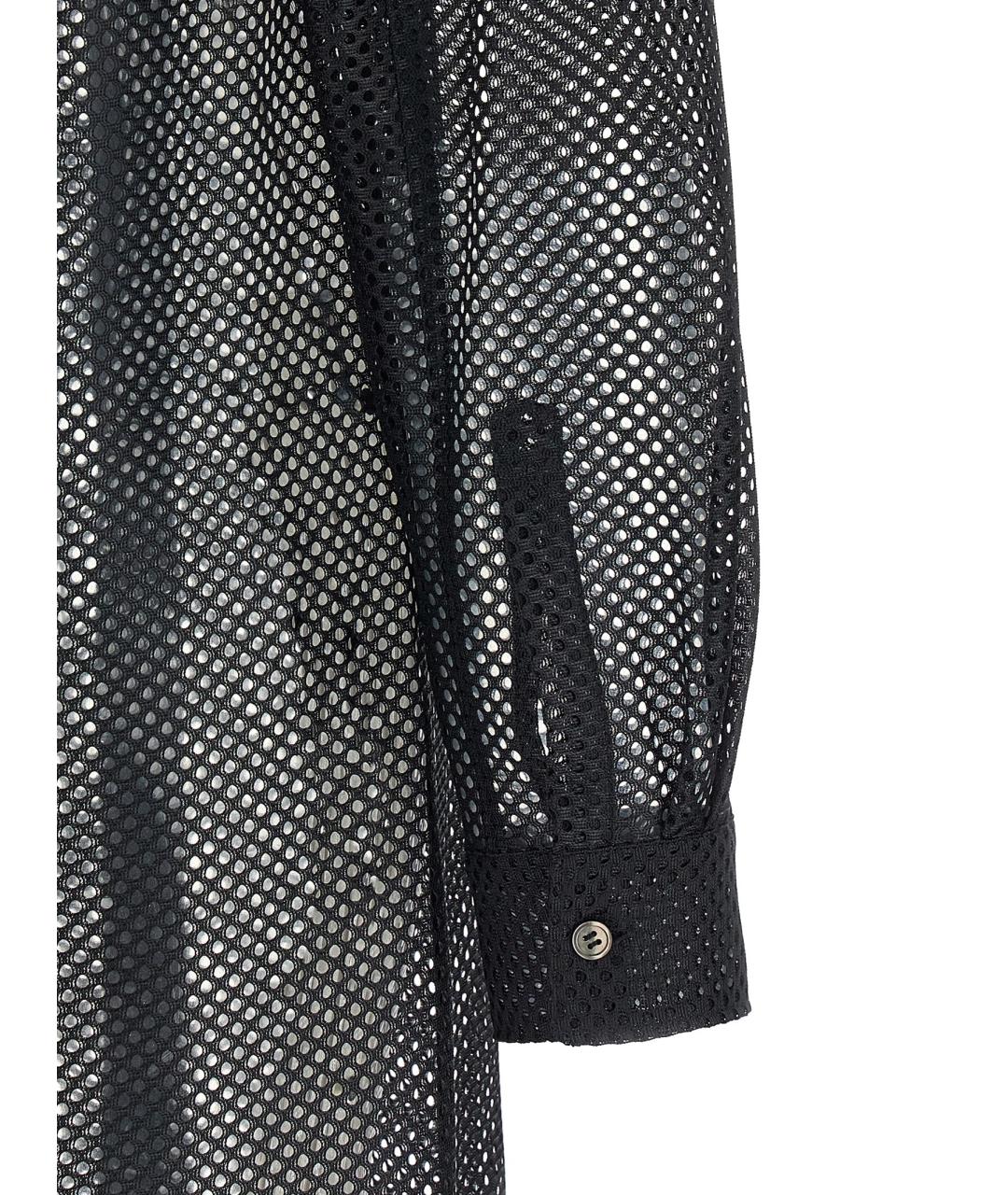 COMME DES GARÇONS Черная кэжуал рубашка, фото 4