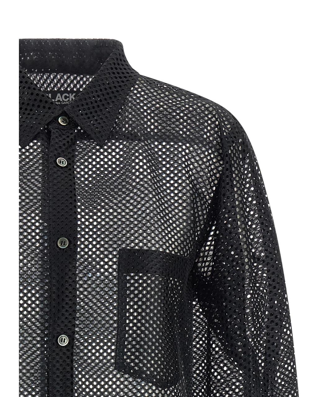COMME DES GARÇONS Черная кэжуал рубашка, фото 3