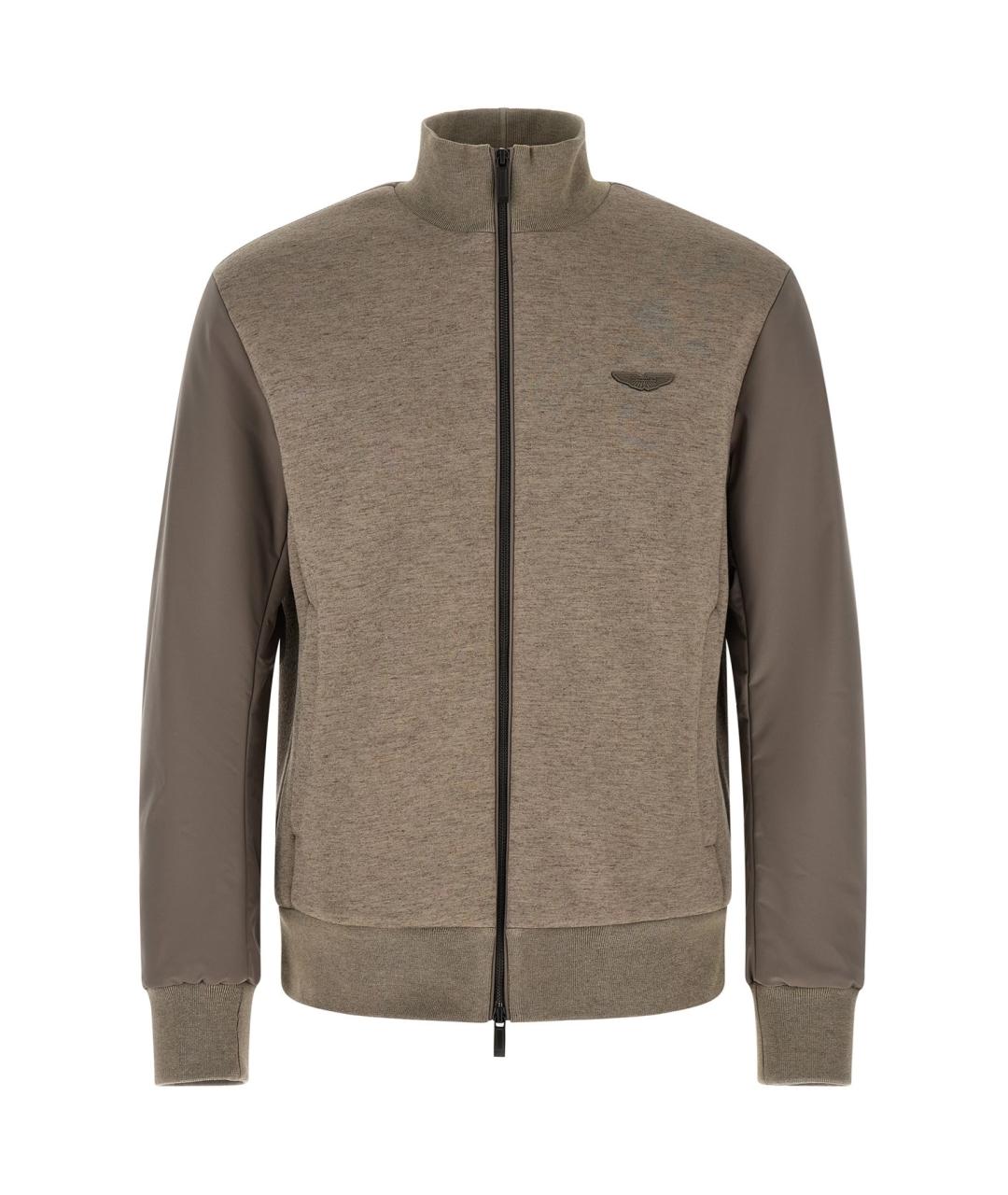 HUGO BOSS Серая вискозная куртка, фото 1