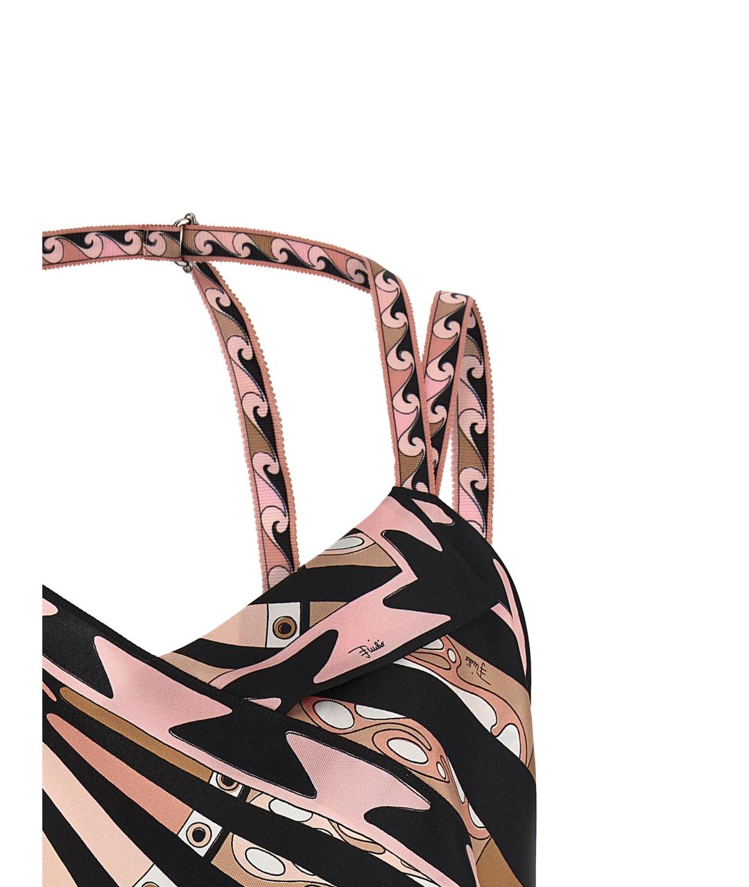 EMILIO PUCCI Мульти шелковая майка, фото 3