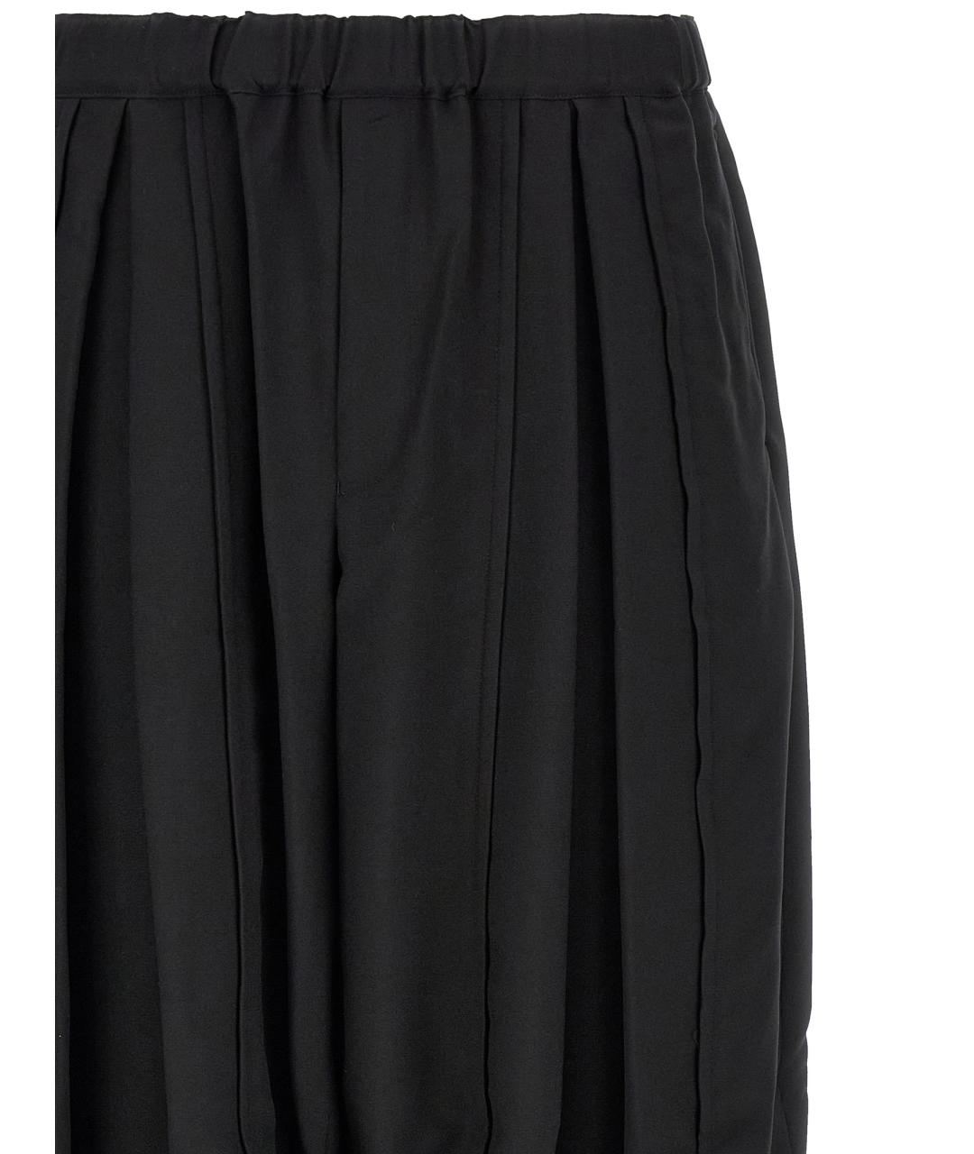 COMME DES GARÇONS Черные полиэстеровые повседневные брюки, фото 3