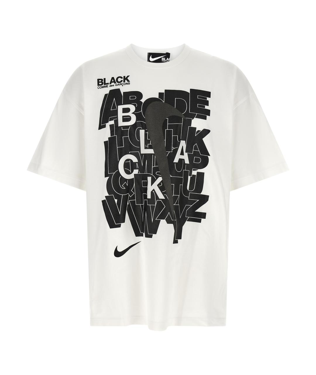 COMME DES GARÇONS Белая хлопковая футболка, фото 1